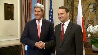 John Kerry przyjechał do pałacyku MSZ