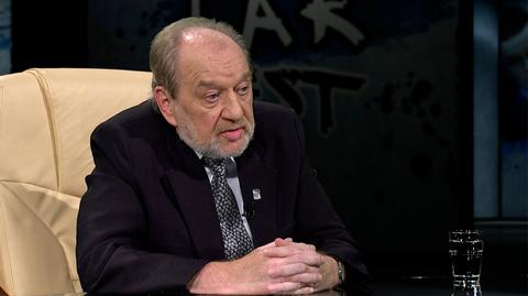Józef Iwulski był gościem w "Tak jest" w TVN24