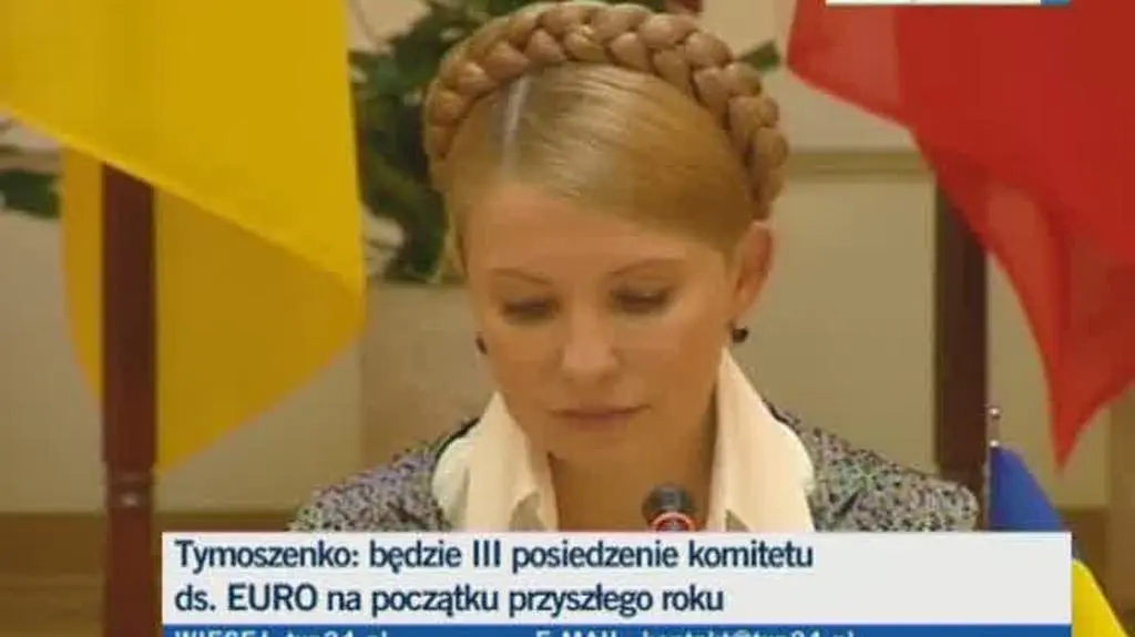 Julia Tymoszenko o Euro 2012 (TVN24)