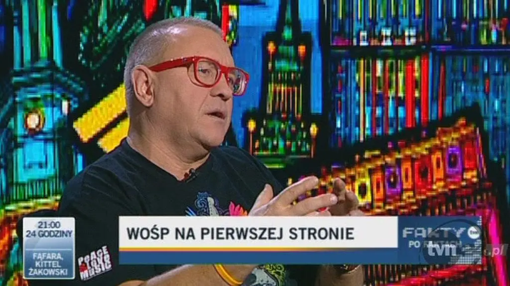 Jurek Owsiak w "Faktach po Faktach"