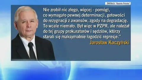 Kaczyński broni Piotrowicza: nie zrobił nic złego