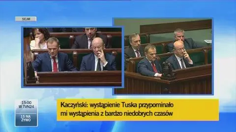 Kaczyński: "Kaczkę po smoleńsku" i "krwawa Mary" to pańska wina