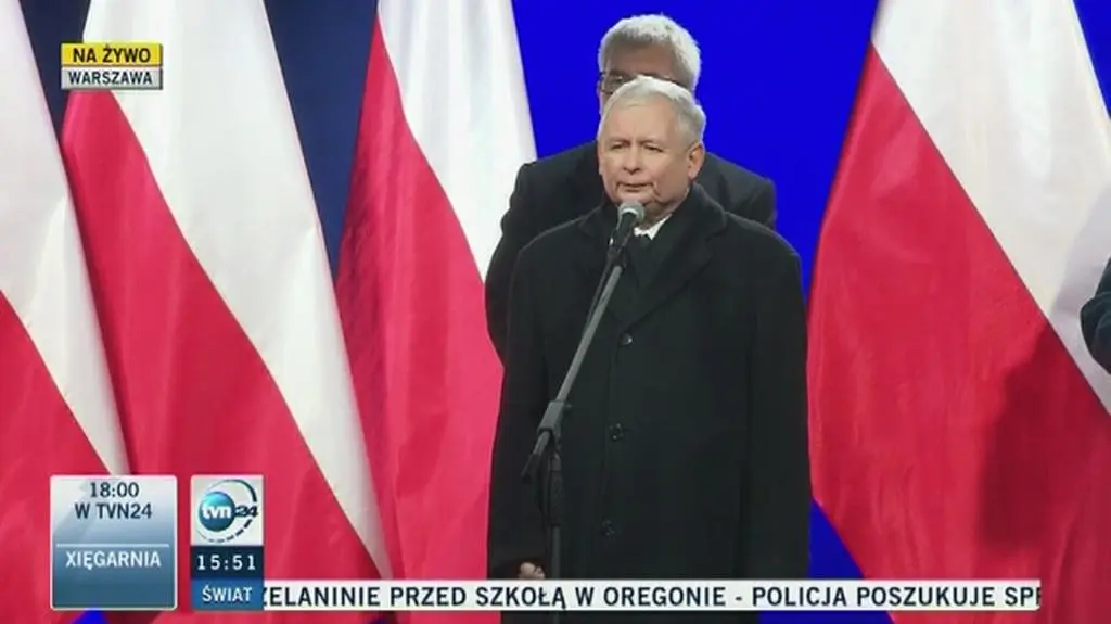 Kaczyński: ten pochód jest pochodem obywatelskim (wideo z 13.12.2014)