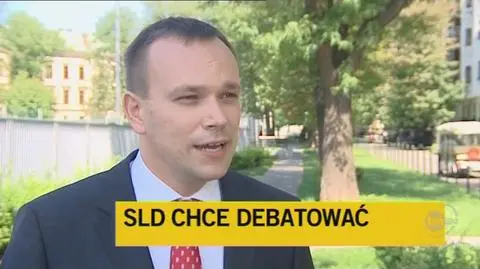 Kalita deklaruje gotowość SLD do debaty (TVN24)