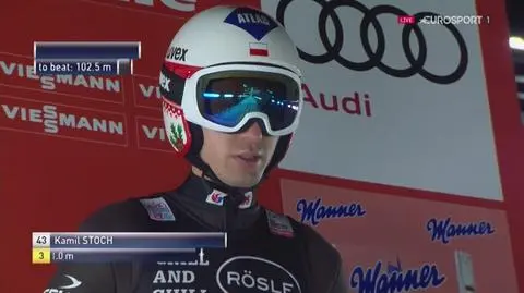 Kamil Stoch czwarty w sobotę w Predazzo
