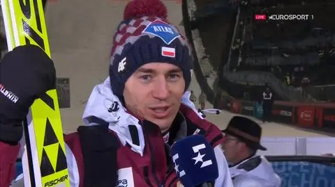 Kamil Stoch o triumfie Dawida Kubackiego w TCS