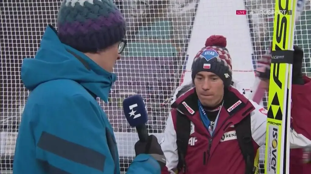 Kamil Stoch po kwalifikacjach w Innsbrucku