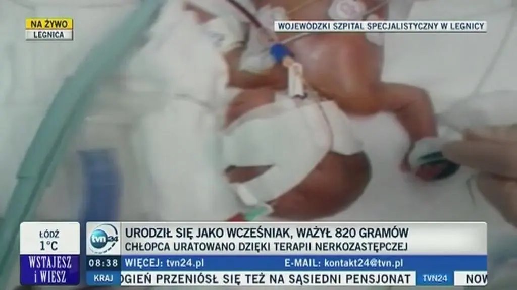 Kamilek uratowany dzięki terapii nerkozastępczej