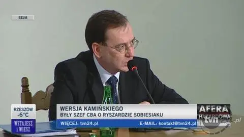 Kamiński o Sobiesiaku: To przestępca
