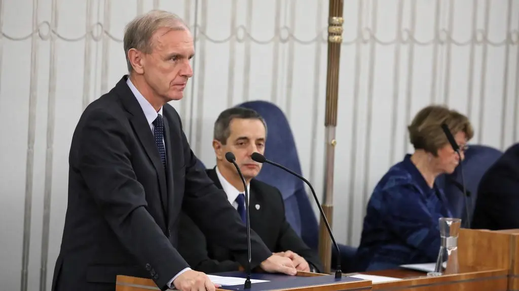 Kandydaturę Tomasza Grodzkiego przedstawia senator Bogdan Klich