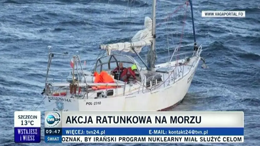 Kapitan Baranowski o wyoadku na Morzu Norweskim