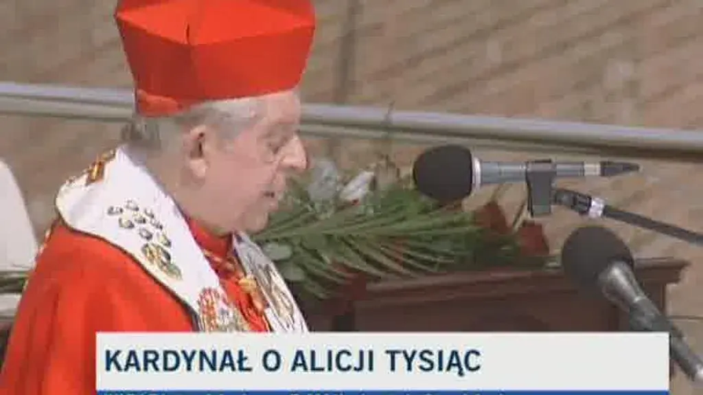 Kardynał Józef Glemp o Alicji Tysiąc