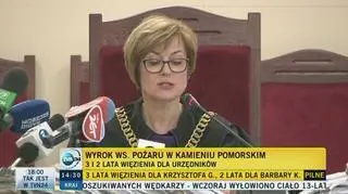 Kary więzienia ws. pożaru w Kamieniu Pomorskim