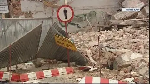 Katastrofa podczas rozbiórki