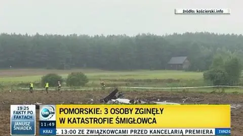 Katastrofa śmigłowca na Pomorzu