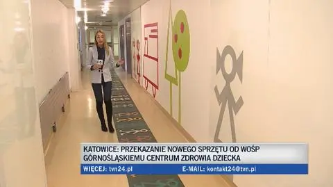 Katowice: Sprzęt od WOŚP dla Górnośląskiego Centrum Zdrowia Dziecka