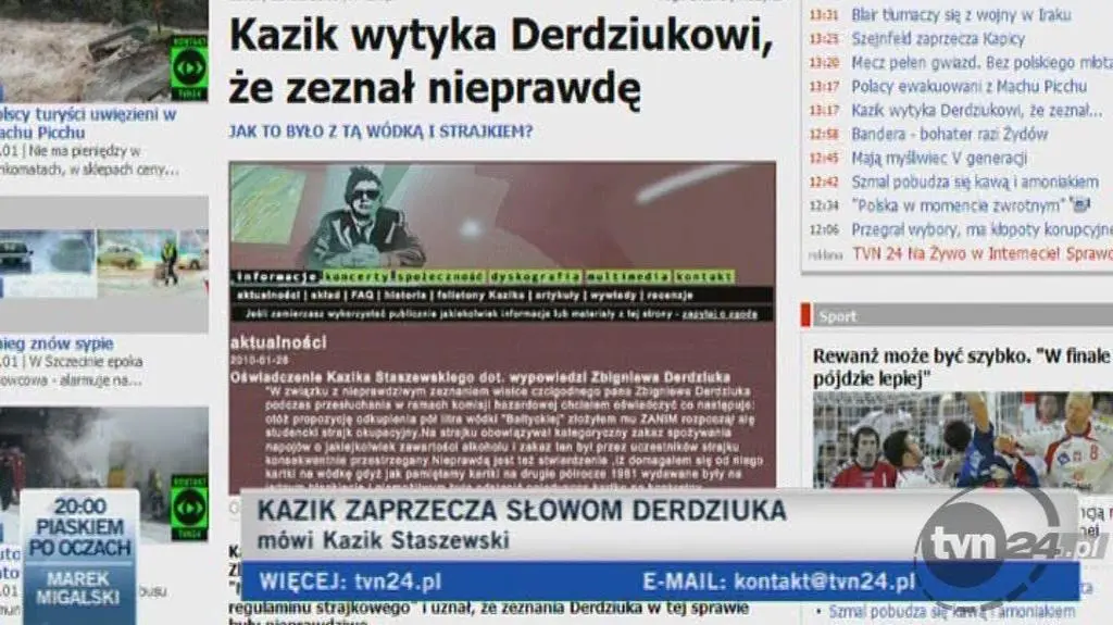 Kazik w TVN24 o swoim stanowisku