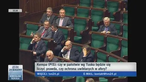 Kempa i jej apel do premiera (TVN24)