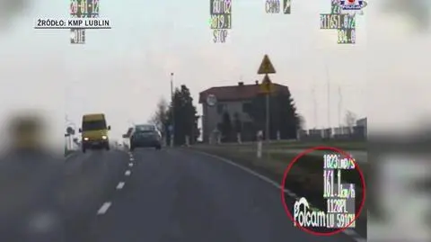 Kierowca elektrycznej tesli pędził 171 km/h