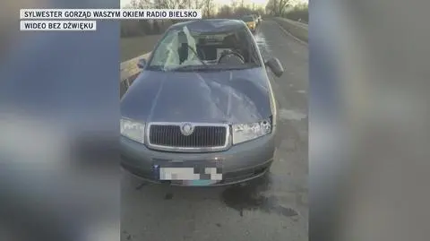 Kierująca samochodem trafiła do szpitala
