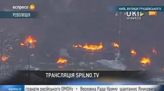 Kijów jak strefa wojny
