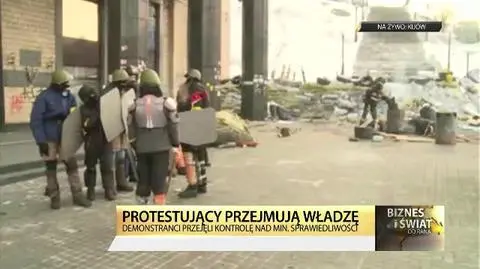 Kijów nad ranem w miarę spokojny