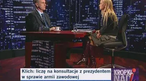 Klich: armia zawodowa w 2010 r.