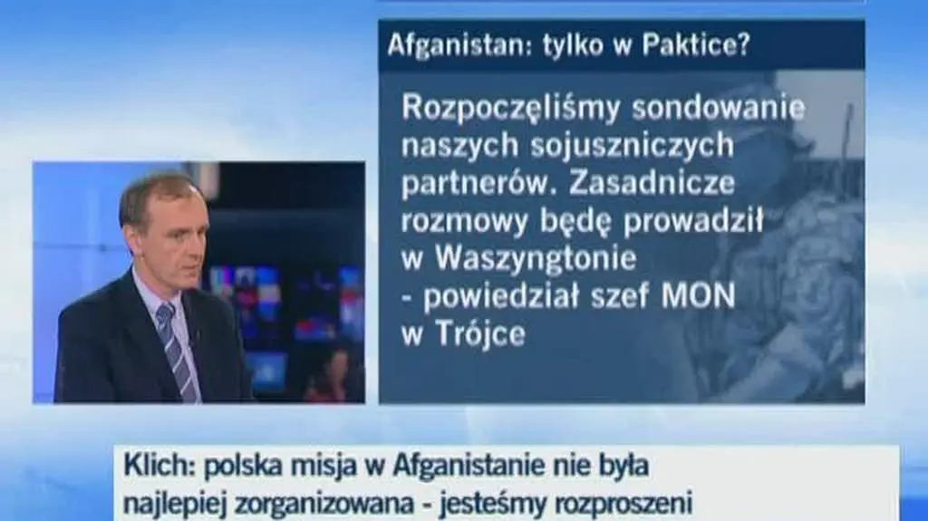 Klich: - To jest misja bojowa (TVN24)