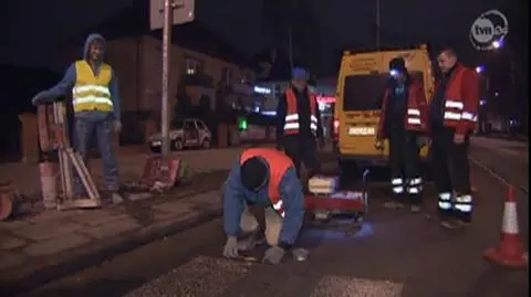 "Kocie oczka" uchronią pieszych na Hallera