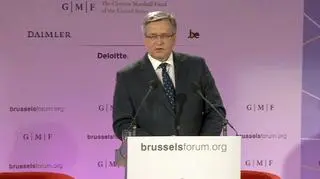 Komorowski: fundamenty naszego bezpieczeństwa są poważnie nadwyrężone