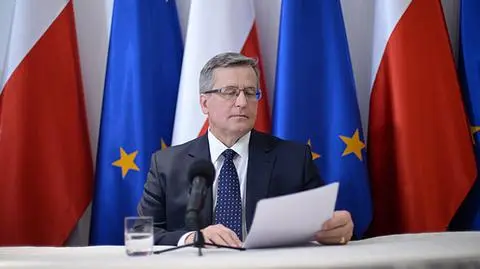 Komorowski: na Ukrainie polała się krew