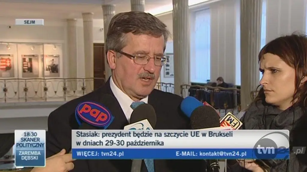 Komorowski o planowanym szczycie