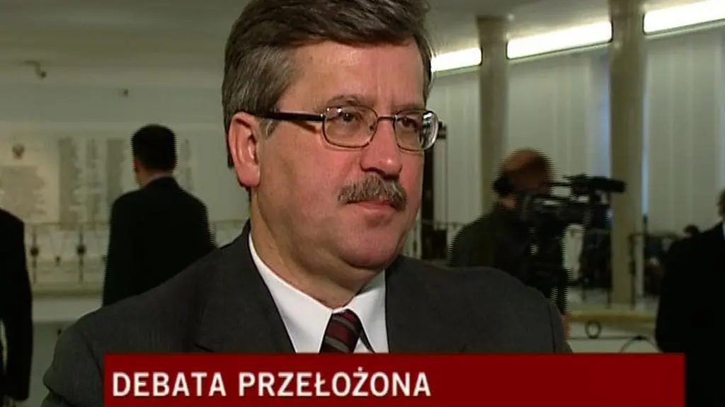 Komorowski: PiS stosuje czysto taktyczne dąsy