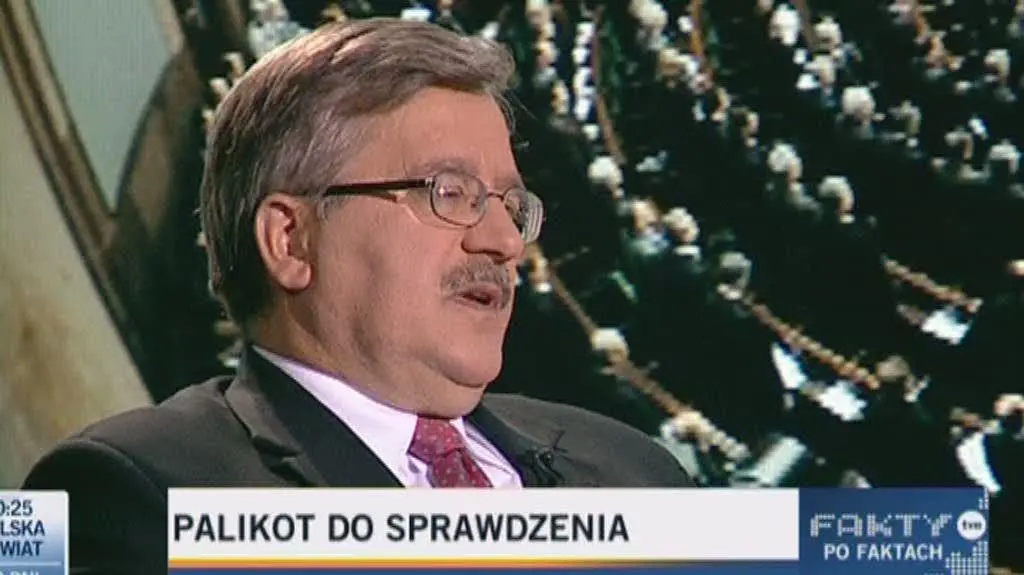 Komorowski; "polityczna piana" ze sprawy Palikota