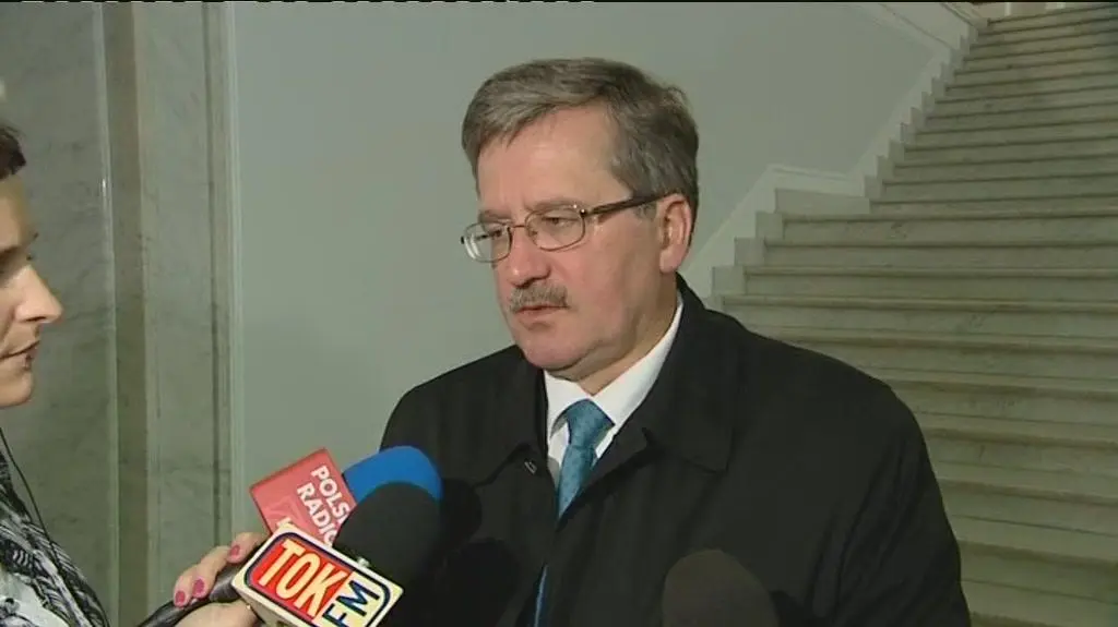Komorowski: popieram