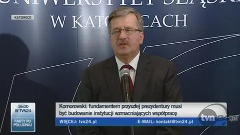 Komorowski poszukuje kandydata na szefa NBP