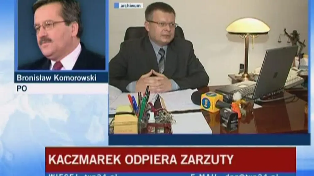 Komorowski: w normalnym kraju informacje Kaczmarka wywołałyby burzę