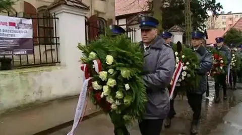 Kondukt żałobny w Kamieniu Pomorskim
