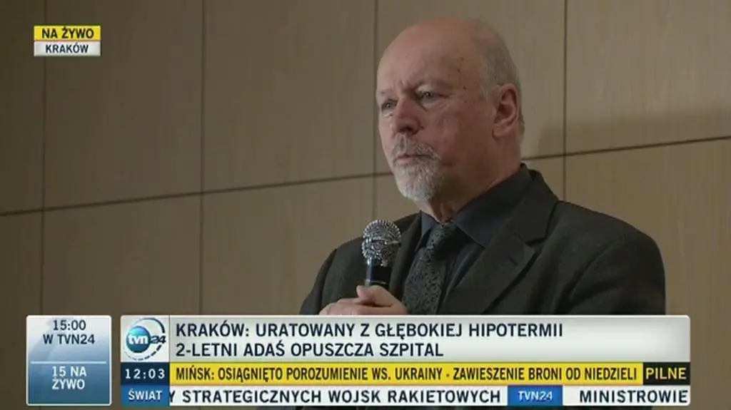 Konferencja w szpitalu dziecięcym w Krakowie