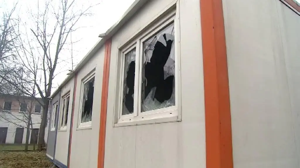 Kontenery zostały zniszczone w sobotni wieczór