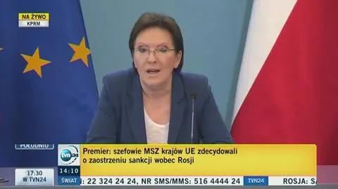 Kopacz: konfrontacja z Rosją nie jest naszym celem