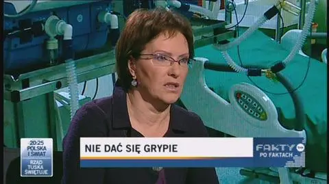 Kopacz: nie zaszczepiłabym niepewną szczepionką