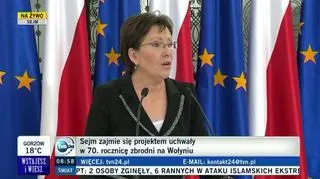 Kopacz o zbrodni wołyńskiej 