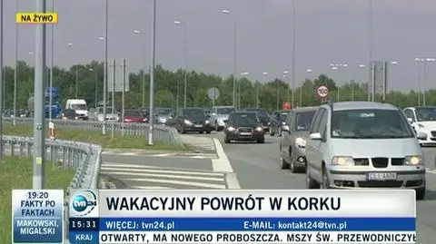 Korek na A1 tworzy się w Nowej Wsi