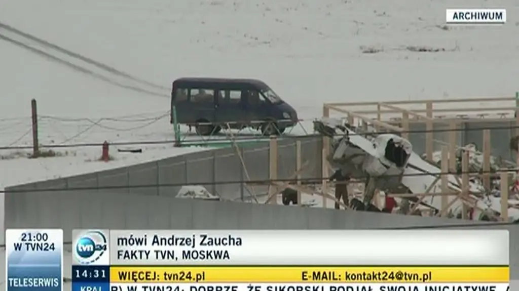 Korespondent Faktów TVN o Putinie i wraku Tu-154M