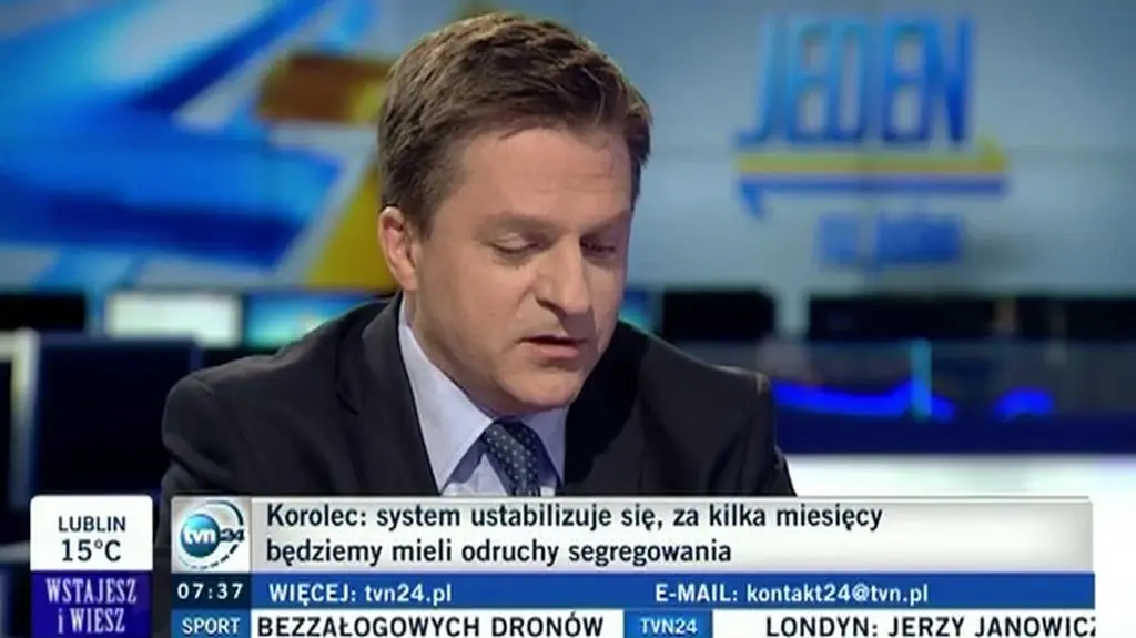 Korolec tłumaczy się ze śmieci 