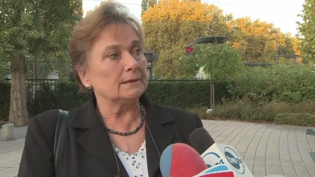 Krystyna Krzyszkowiak, córka oficera zabitego w Katyniu (TVN24)