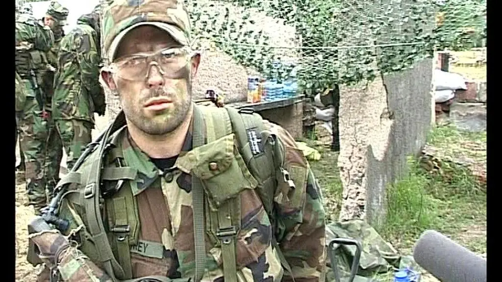 Krzysztof Studziński z grupy "Platoon"