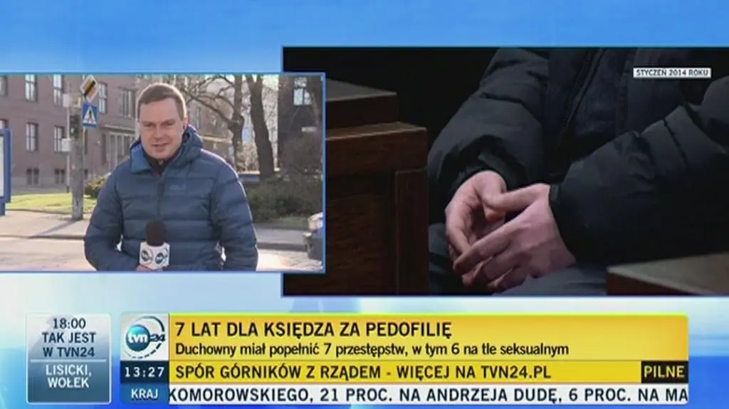 Ksiądz skazany na 7 lat m. in. za pedofilię