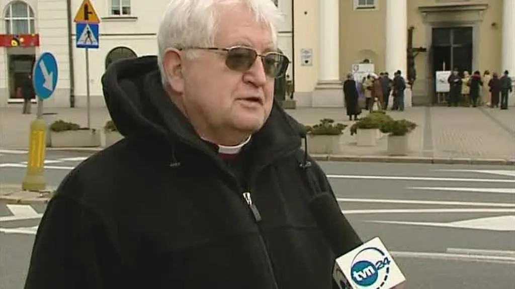 Ksiądz z kościoła św. Andrzeja